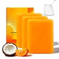 thumbnail image 3 of Persimmon Soap Bar for Body Odor Control - Purifying Deodorizing Body Wash with Goats Milk - Eliminates Odor for Men Women Kids - Natural Deodorant Soap for Face Bath Hands, 3 of 9