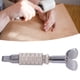 thumbnail image 4 of Cuchillo giratorio de cuero en forma de U, herramienta de tallado de bricolaje, aleación de acero con cubierta protectora de llave, 4 of 12