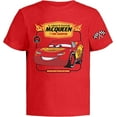 thumbnail image 4 of Cars Lightning McQueen Pixar Graphic T-Shirts (3 Pack) Outfits Toddlers to Kids 2T RWHOr SS, 4 of 4