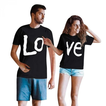 

Odeerbi Valentine s Day Scrub Tops for Women V Neck T-Shirts Printed Short Sleeve Pocket Overalls Black