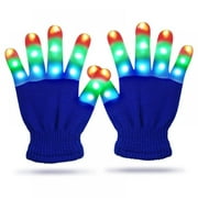Amazingfashion Cool Fun Toys for 3-12 Year Old Boys Girls, Flashing LED Light Gloves Glow Gloves Autism Toys for Birthdays Halloween Christmas Carnival Gifts