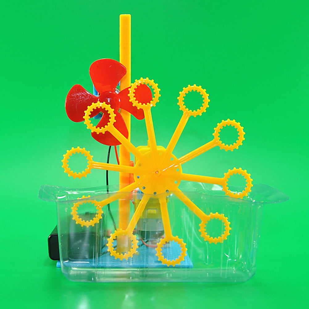 SunSunrise DIY Assembly Electric Bubble Machine Model Science