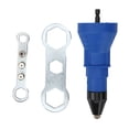 thumbnail image 4 of Adaptador de taladro de remache, juego de conectores de cabeza de pistola remachadora, accesorios de herramientas eléctricas, 4 of 14