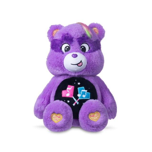 Care Bears - Tema de roca de 14"" - Peluche de tamaño mediano - Share Bear