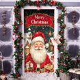 thumbnail image 4 of Event & Party Door Banner for Holiday Party Festive Home Entrance Wall Hanging with Merry Xmas Greetings, 4 of 5