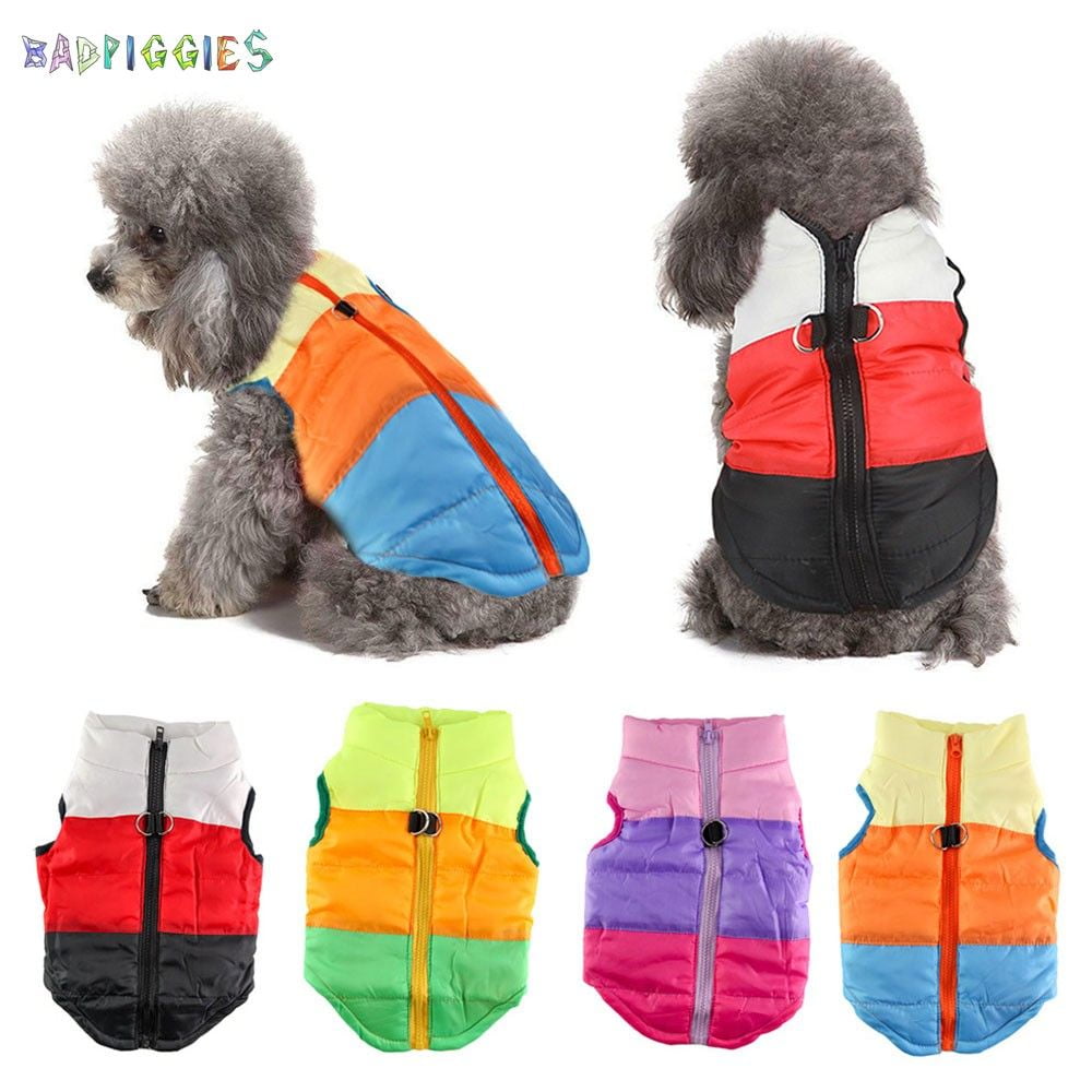Mini Large Dog Cat Coat Waterproof Winter Warm Pets Clothes Jacket Vest Apparels 