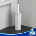 thumbnail image 6 of MR.Siga Toilet Bowl Brush and Holder for Bathroom, White, 1 Pack, 6 of 10