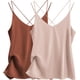 thumbnail image 2 of Ekouaer Womens Silk Satin Camisole Tank Tops V Neck Spaghetti Strap Blouses Cross Back Sleeveless Cami Shirt, 2 of 4