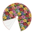 thumbnail image 2 of KLL Daisies Flowers Christmas Tree Skirt 30" ,Party Decorations Farmhouse for Christmas Decorations Holiday Party, 2 of 6