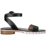 Bernardo Alexis Sandal Black Antique Calf