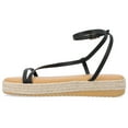 thumbnail image 2 of Journee Womens Odelia Buckle Espadrille Sandals, 2 of 9