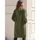 thumbnail image 4 of Sudaderas con capucha Ablanczoom Fashion, con cierre completo, para mujer, color verde militar, 4 of 6