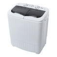 thumbnail image 3 of Portable Washing Machine,Compact Clothes Washing Machine, Semi Automatic Washing Machine, Mini Twin Tub Washing Machine for Apartments, Washer(7.7lbs) /Spiner(6.6lbs), 3 of 9