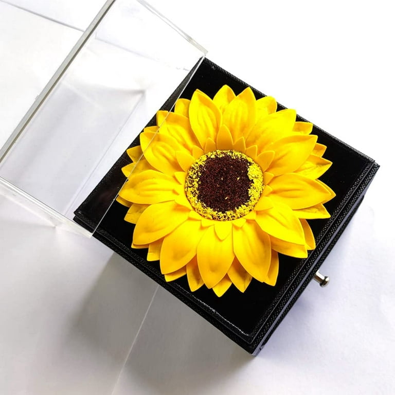 Sunflower Music Box Gifts Mother's Day Gift For Mom, Best Mom
