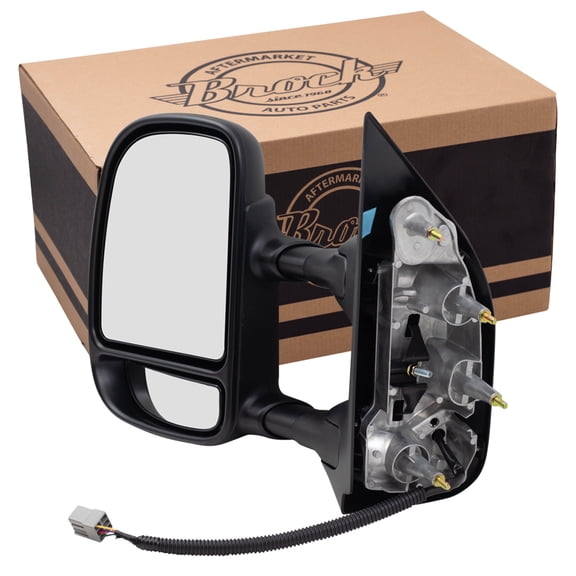 Brock Power Towing Mirror for 2009-2014 E-150 Extendable Left 9C2Z17683CA 2009-2014 E-250