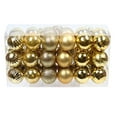 thumbnail image 4 of Bearachild 30 piezas de bolas de Navidad adornos inastillables decoraciones para árboles de Navidad juego de bolas colgantes para decoración de fiesta de Kits de decoración para fiestas oro Bearachild HA007626-01B, 4 of 6