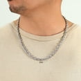 thumbnail image 3 of Nuragold 10K White Gold Solid Rope Diamond Cut Chain Necklace 16"-30" (1.5mm-6mm) Made in Italy (Mens Womens Unisex Jewelry, 3 of 23