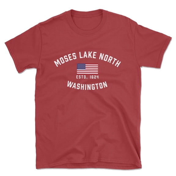Moses Lake North Washington Patriot Men's Cotton T-Shirt