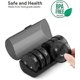 thumbnail image 3 of Pill Organizer 2 Times A Day, Weekly Am Pm Pill Box, Large Capacity 7 Day Pill Cases For Pills/vitamin/fish Oil/supplements (black), 3 of 4