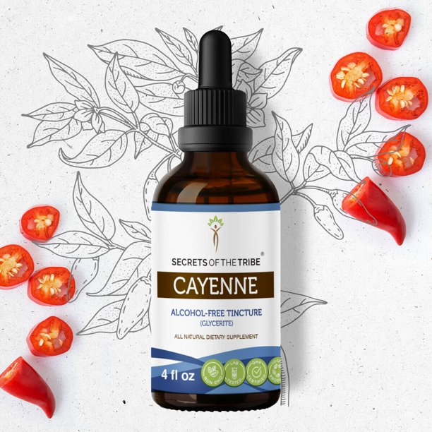 Cayenne Tincture AlcoholFREE Extract, Organic Cayenne Capsicum annuum