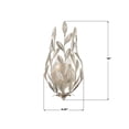 thumbnail image 6 of 561-SA Crystorama Lighting Broche - 2 Light Wall Sconce-16 Inch Tall and 8.25 Inch Wide-Antique Silver Finish, 6 of 7