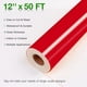 thumbnail image 5 of Rollo de vinilo permanente rojo YRYM HT, 30 cm x 15,25 m, adhesivo mate, 5 of 7