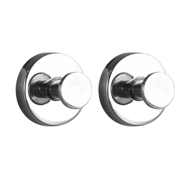 Ganchos de ventosa sin taladro para pared, extraíbles, de acero inoxidable, resistentes, para baño, ducha, toallas, puertas, coronas y ventanas de vidrio.