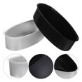 thumbnail image 1 of unbranded 2pcs Non-stick Baking Dish Oval Shape Aluminum Alloy for Friends Housewarming, 1 of 8