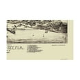 thumbnail image 2 of Historic Panoramic View - Cedar Key Florida - Stoner 1884 - Vintage Wall Art, 2 of 4