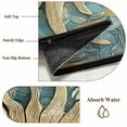 thumbnail image 6 of Round Rugs 4 Ft, Blue Golden Sun Non Slip Area Rugs for Kitchen Bedroom Entryway, Vintage Abstract Art Retro Washable Carpet Runner Rug Floor Mats for Bedroom Home Decor, 6 of 9