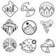 thumbnail image 2 of Mountain Car Decal Car Truck Body Side Door Sticker Decal Graphic Universal Car Side Door Stickers, 2 of 5