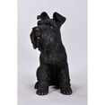 thumbnail image 6 of 13" Sitting Schnauzer Outdoor Garden Statue, 6 of 6
