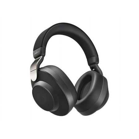 Jabra - Elite 85h Wireless Noise Cancelling Over-the-Ear Headphones - Titanium Black