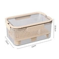 thumbnail image 5 of Sylvtty Lettuce Storage Container Leak-Proof Clear Crisper Box Produce Saver 2-Tier Ice Cooler Basket Portable Fruit Container with Drainage Tray, 5 of 7