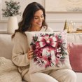 thumbnail image 5 of Novryn Christmas Themed Pillowcase, Snowman Santa Cushion Cover for Sofa, Cozy Home Textile Decor for Everyday Comfort, 5 of 7