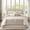 Gold, variant on Nanshing Missy 7 Piece Luxury Glam Floral Comforter Set, Blush, King