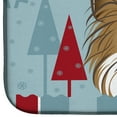 thumbnail image 4 of Winter Holiday Papillon Dish Drying Mat, 4 of 7