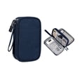 thumbnail image 1 of Mistaha Sac de Rangement Multifonctionnel pour Accessoires Numériques en Bleu Marine - Parfait pour Organiser USB, Écouteurs, Power Bank, Disque Dur, et Plus!, 1 of 6