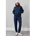 thumbnail image 4 of Weardear Women 2 Piece Sets Long Sleeve Tracksuit Fall Travel Outfits Joggers Sets Half Zip Sweatsuit Matching Set, 4 of 7