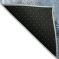 thumbnail image 3 of Addison Rugs Chantille Indoor/Outdoor Contemporary Watercolors Navy Washable Rectangle Rug, 9' x 12', 3 of 6