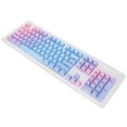 thumbnail image 2 of 104 teclas PBT de diseño ergonómico, aspecto mate, grabado lateral opaco, teclas de teclado para bricolaje para teclado mecánico, 2 of 5
