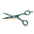 thumbnail image 2 of 5.5″ GERMAN Hair Cutting Grooming Trimming Scissors Shears Blue, 2 of 2