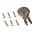 thumbnail image 4 of Abbracc 3X Zinc Alloy Door Entry Lock Security Bolt Anti-theft Lock Buckle with Keys A, 4 of 9