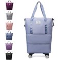 thumbnail image 1 of Kulken Travel Bag with Wheels, 2025 New Large Capacity Travel Bag - Universal Wheel Removable (wheel-equipped, Blue), 1 of 10