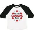 thumbnail image 3 of Inktastic My First Canada Day with Red and White Maple Leaves Boys or Girls Toddler T-Shirt, 3 of 5