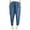 Blue-jtyWM, variant on OJSFQUFP Women's Plus Size Elastic Waisted Skinny Denim Nine Point Pants Women Pants Casual