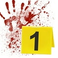 thumbnail image 1 of Marcadores Escena Detective Marcador Del Crimen Acrílico para Juego Pistas Temáticas Asesinato, 1 of 9