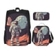 thumbnail image 1 of Fotbe Astronaut With American Flag Set Escolar 3 en 1 para Niños - Mochila Duradera con Lonchera Aislante y Estuche para Lápices - Mochila Escolar para Niños y Niñas, 1 of 7