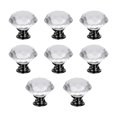 thumbnail image 1 of 8pcs Crystal Knobs For Furniture Easy-to-install Wide Range Of Applications Kitchen Cabinet Handle, 1 of 6
