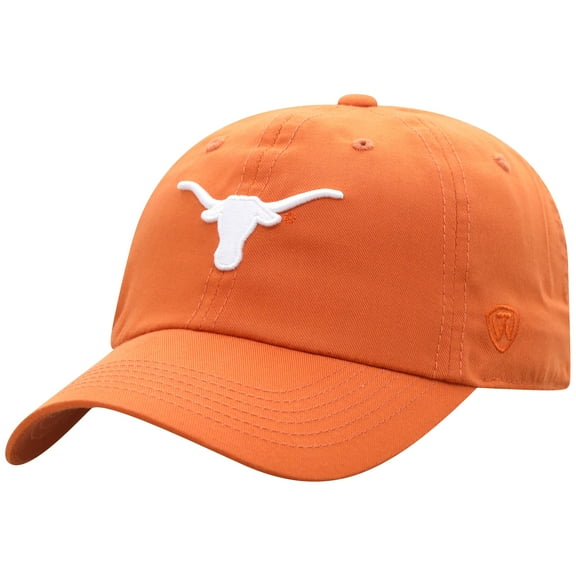 Men's Top of the World Texas Orange Texas Longhorns Staple Adjustable Hat